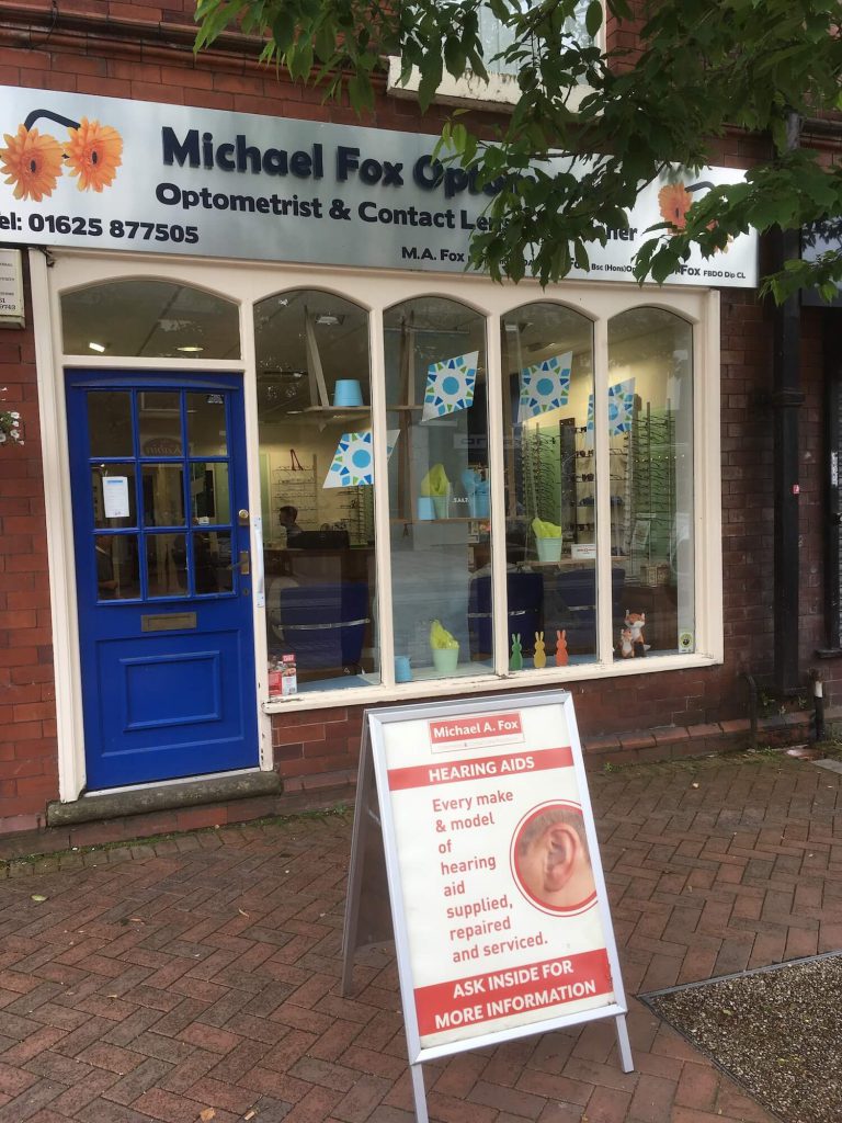 Michael Fox opticians uk hearing centre poynton